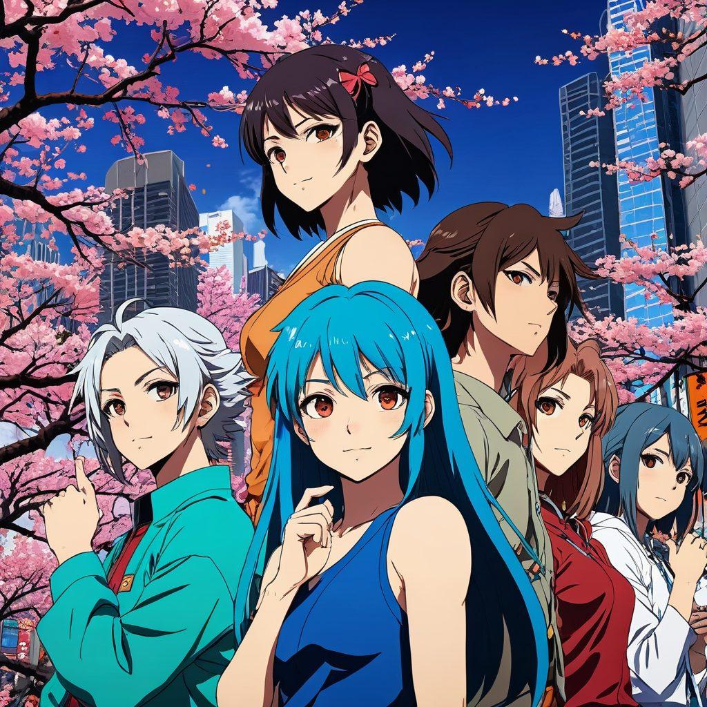 A dynamic split-screen image showing a captivating scene of a vibrant hentai manga page on one side, blending seamlessly into an animated frame from a trendy adult anime on the other. Include diverse characters in expressive poses, with rich colors that emphasize their emotions. A background filled with stylized cherry blossoms and neon cityscape, symbolizing the evolution from traditional manga art to modern animations. super-realistic. vibrant colors. anime style.